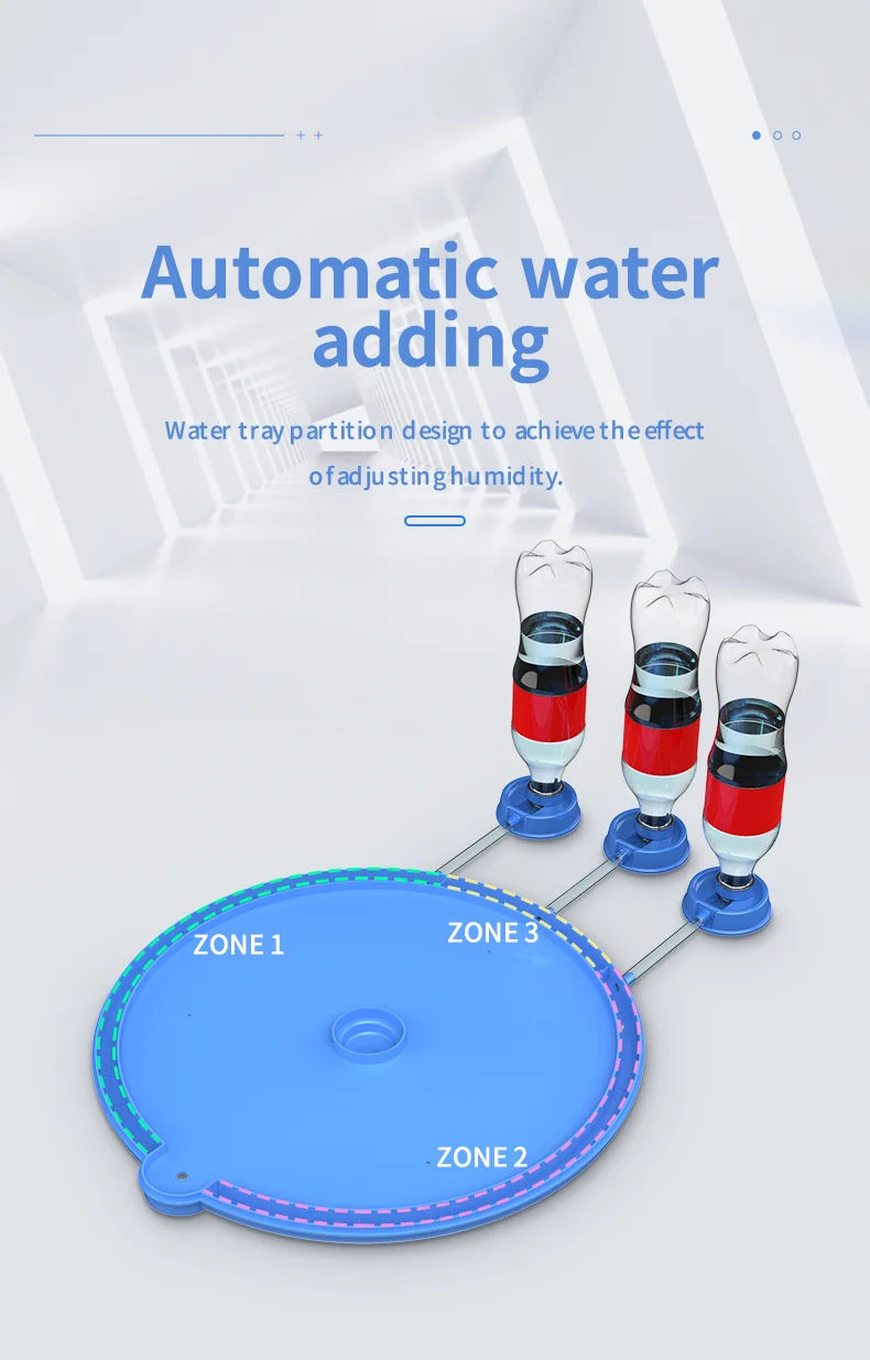 Dual power 60 chicken eggs incubators automatic hatching machine