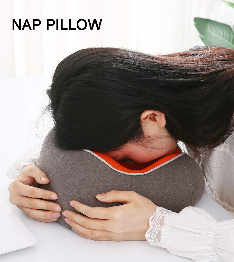 Wholesale Memory Foam Neck Pillow Head Chin Support Soft Pillow Sleeping Rest Airplane Car Travel Neck Pillow