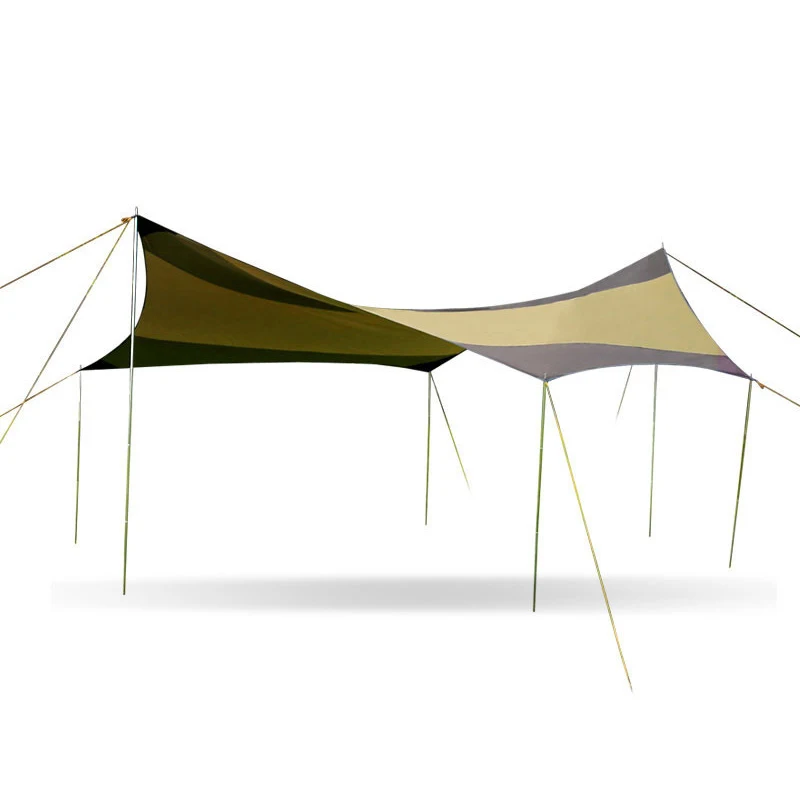 
High Quality Waterproof China Wholesale Rain Fly Tent light Waterproof Camping Tarp Beach Tent Sun Shelter Shade 