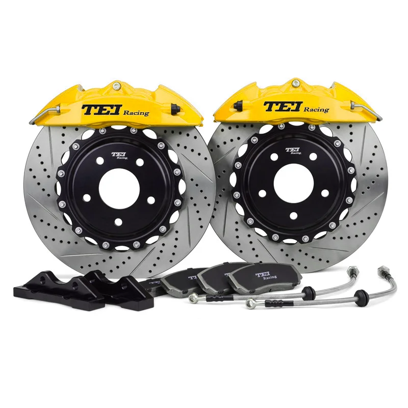 TEI тормоза спереди комплект 4-поршня с 2-х частей вентилируемый дисковый тормоз ротора 355x32 мм для CADILLAC ATS 2013-2019