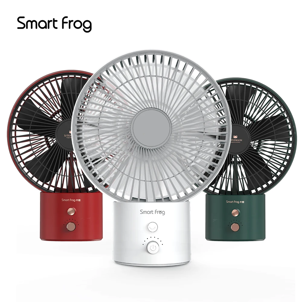 Summer Camping 1800mAh Portable Air Cooling USB Mini Rechargeable Small High Speed Table Fan