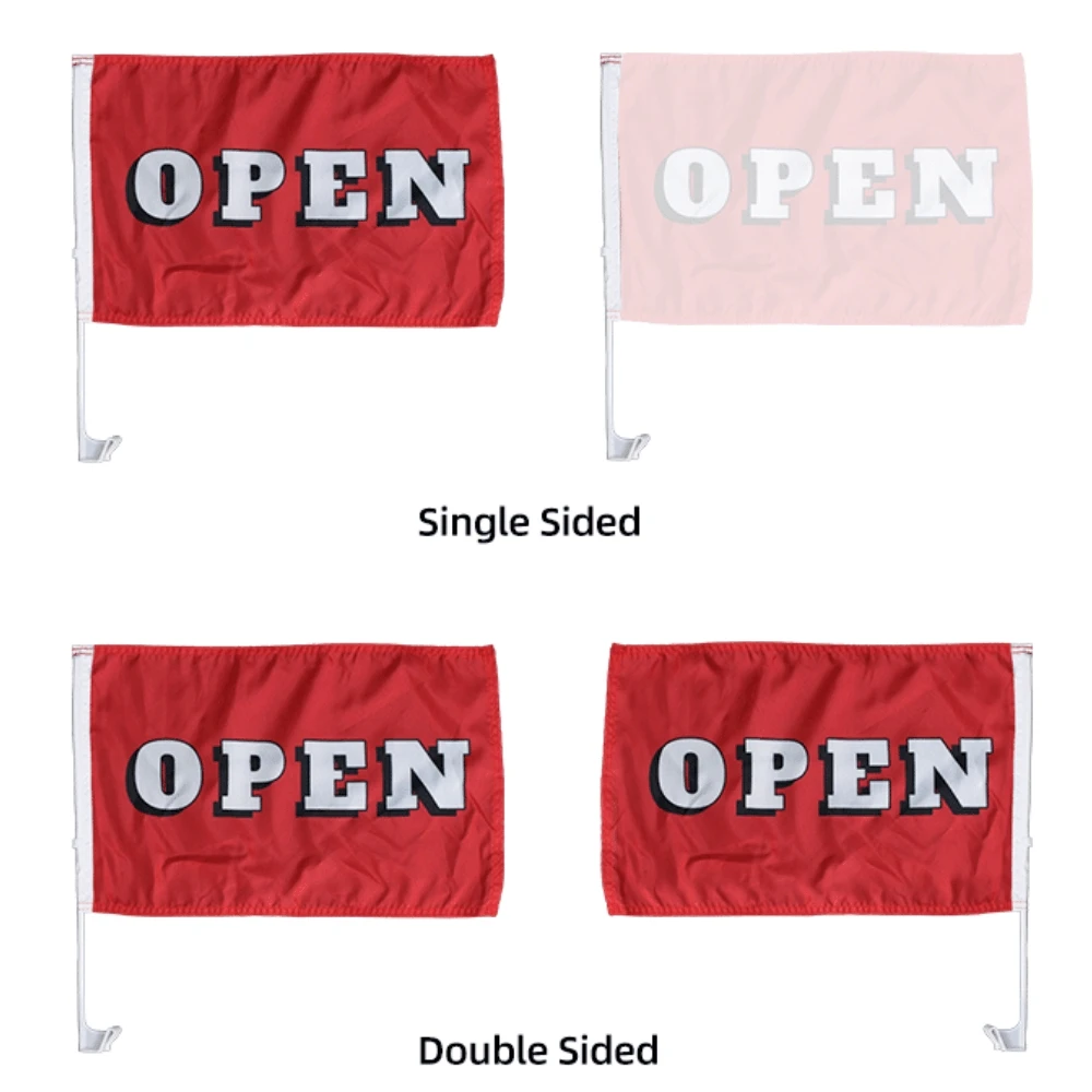 Wholesale Cheap Custom Mini Car Window Flags with Durable Windproof Fabric For Your Business Outdoor Event Promotional Banners