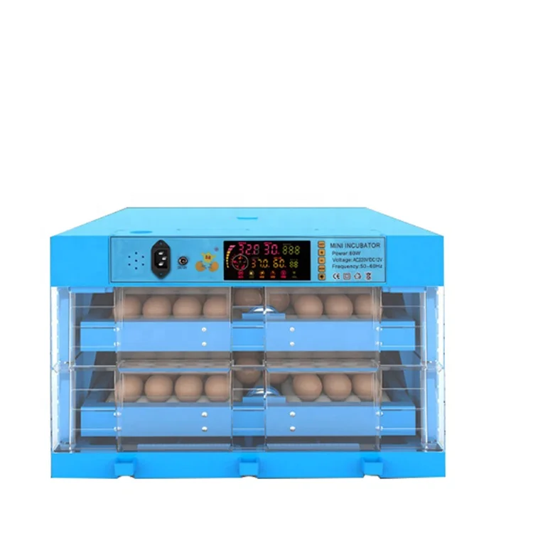 GSF Factory Price 64 Eggs Mini Hatching Egg Incubator Fully Automatic Egg Turning Household Incubators