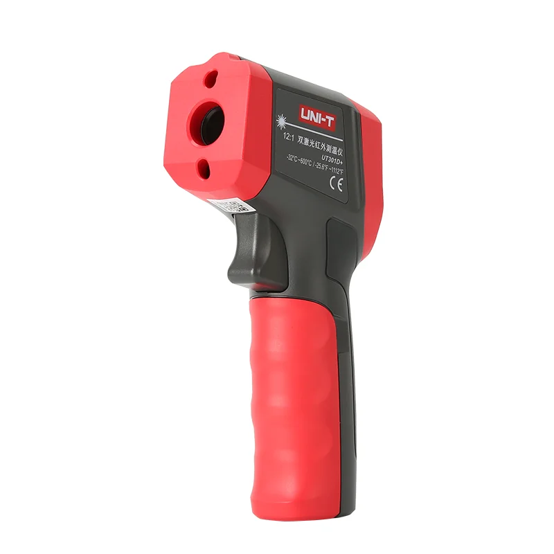 UNI-T Industrial Non Contact IR Laser Thermal meter Color EBTN OEM HD Color Screen Temperature Measurement UT301D+ IR Gun