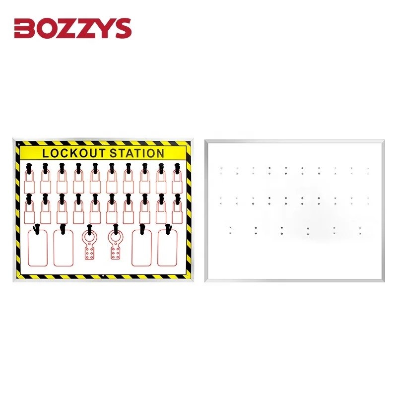 BOZZYS PPC Open Fixed-point Lockout/tagout Shadowboard Suitable for Small Companies and Large Departments to Manage Certrally