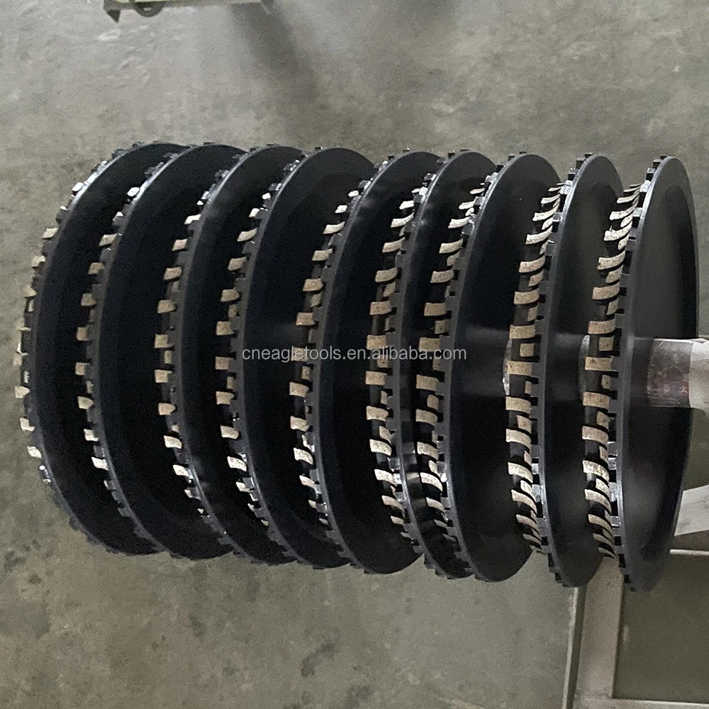 Premium Quality Diamond Segmented Grinding Tools Half Bullnose Diamond Profile Wheel for Stones Worked on Brdge Saw