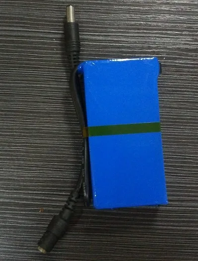 Super 12V 3Ah Rechargeable Li-ion polymer Battery Power Supply for Underwater Fishing Camera led box light