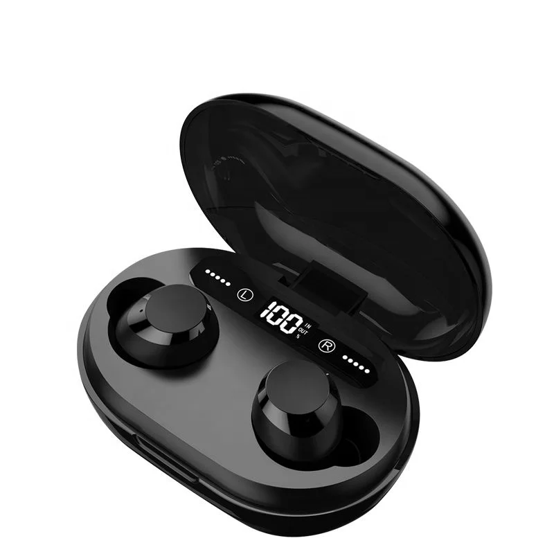 bt earbuds waterproof tws black wireless true wireless
