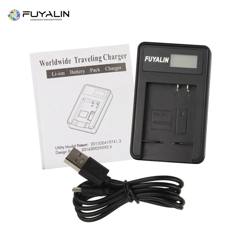 
CGA-S005A CGA-S005E USB charger For Panasonic Lumix DMC-FX01 FX07 FX10 FX12 FX180 FX8 FX9 LX1 LX2 LX3 Camera Battery charger 