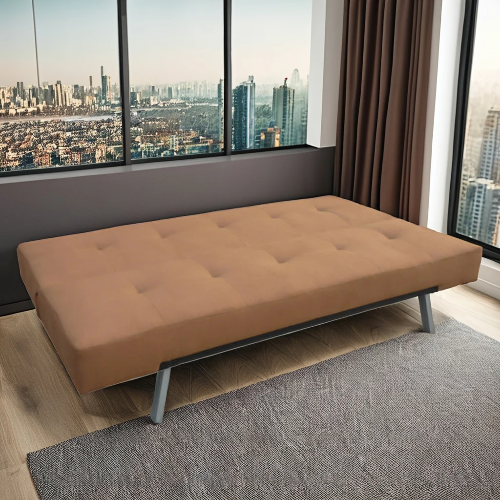 Modern Design Simple Contemporary Cheap Price Living Room Furniture Convertible Fabric Folding Sofa Cum Bed