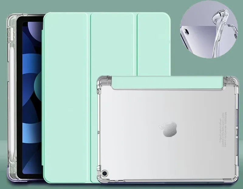 Защитный чехол смарт-чехол для iPad 7-го 8-го и 9-го поколения 10 2 дюймов дисплей-2019 2020 2021 версия-функция автоматического сна/пробуждения