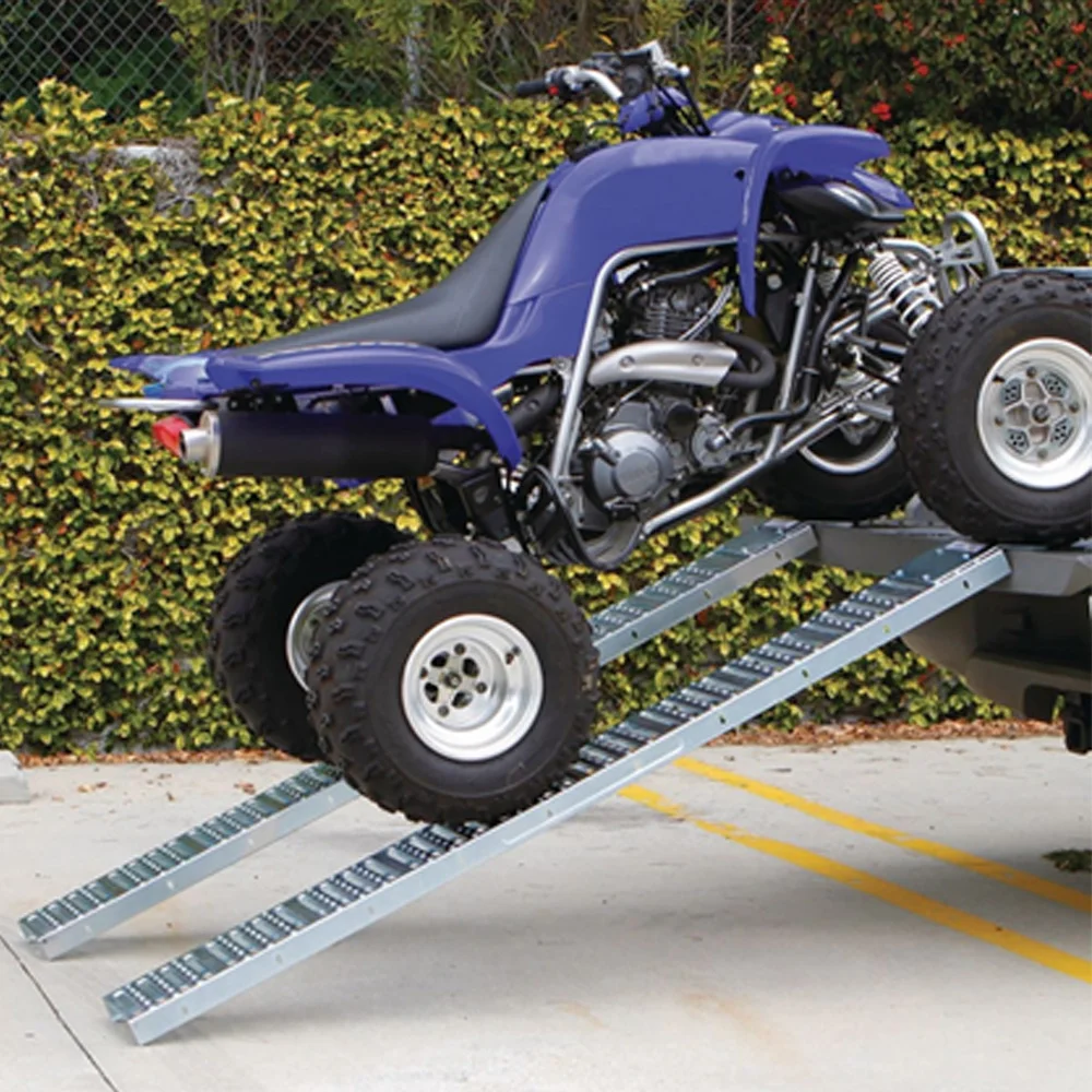  Многофункциональная сверхмощная длинный стальной складной yutrax Quad Motorcycle 4 квадроцикл ATV пикап кровать погрузка пандус для грузовых