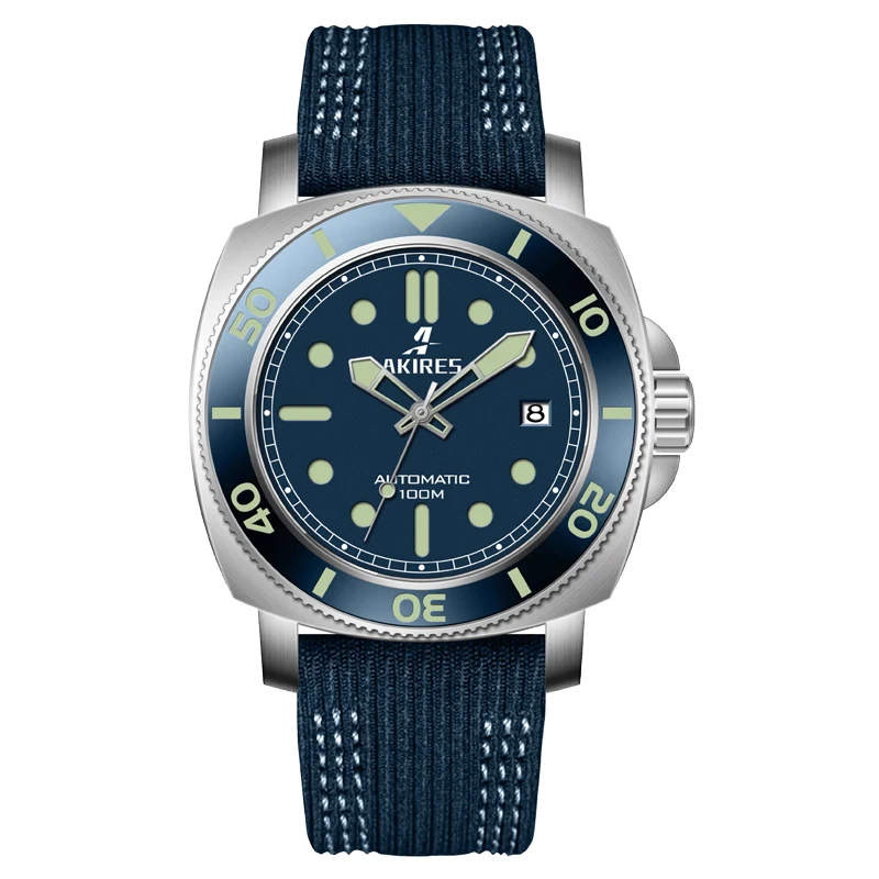 New Style 316L Stainless Steel Chronograph Automatic Watch Case Private Label Watches Men Luxury Brand Automatic Wristwatches