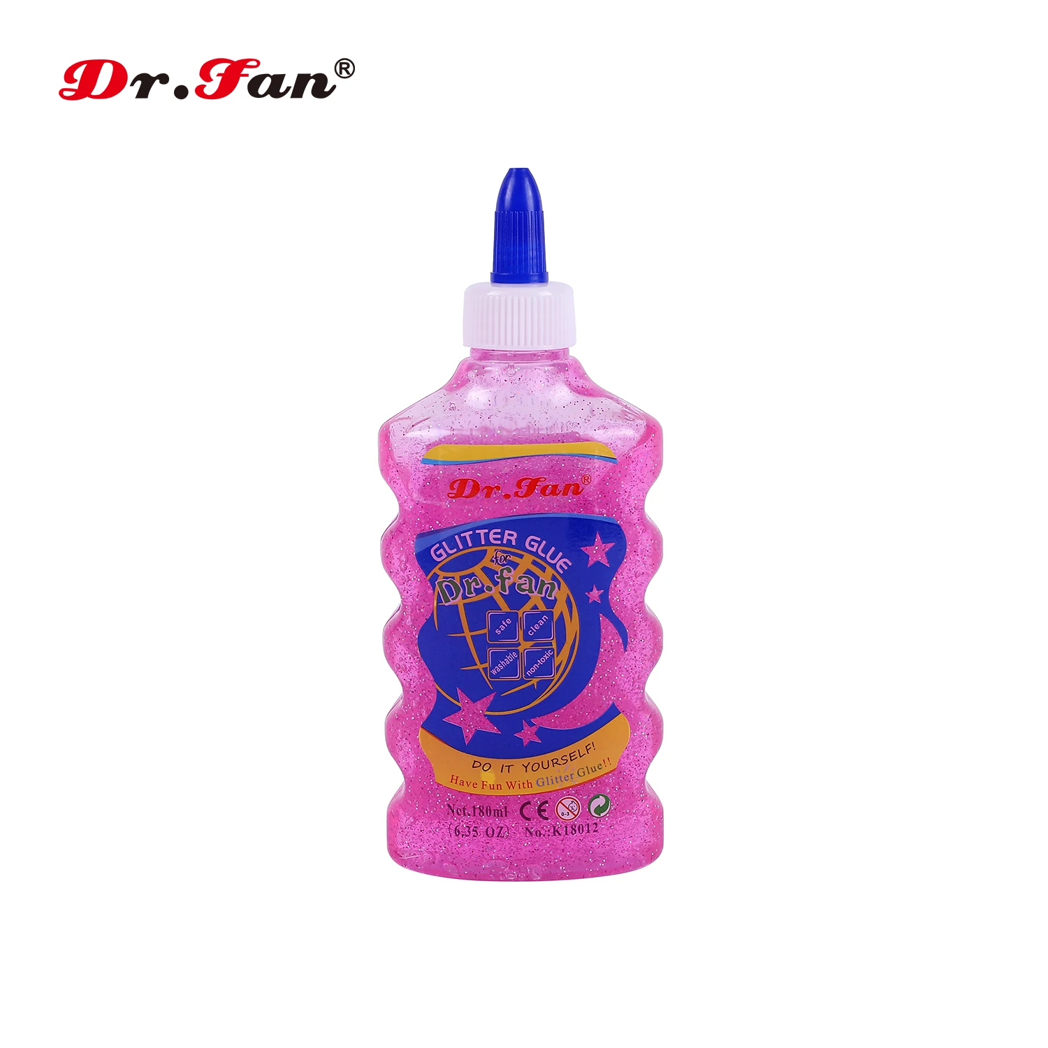 
Dr.fan factory sale DIY 180ml Glitter Glue for slime kids Crafting Feature Decoration 