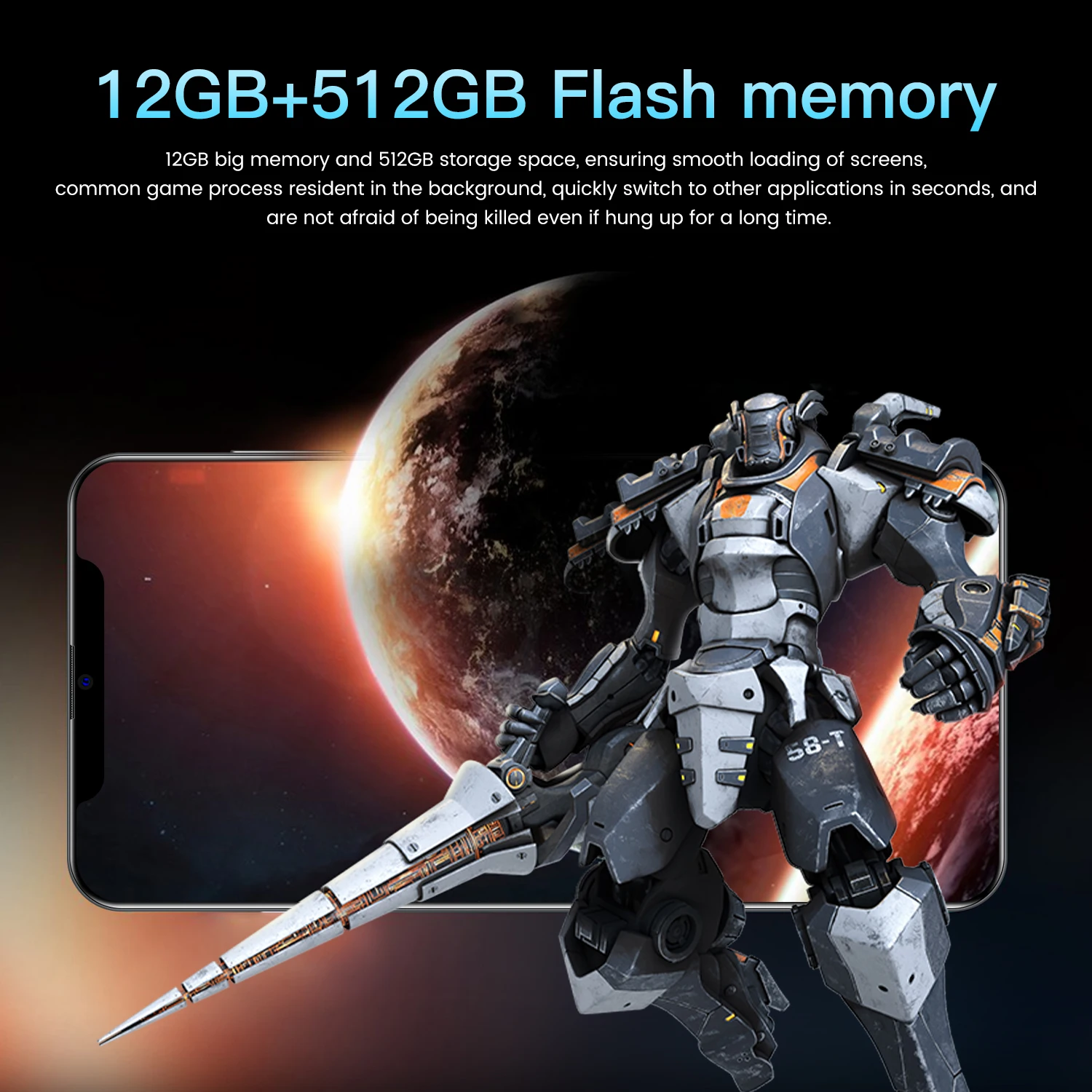 I13 PRO Max 6 7 дюйма 21 Мп + 48 МП 12 Гб 512 5800 мач Android смартфон 10 ядер полный экран сотовые телефоны большая емкость