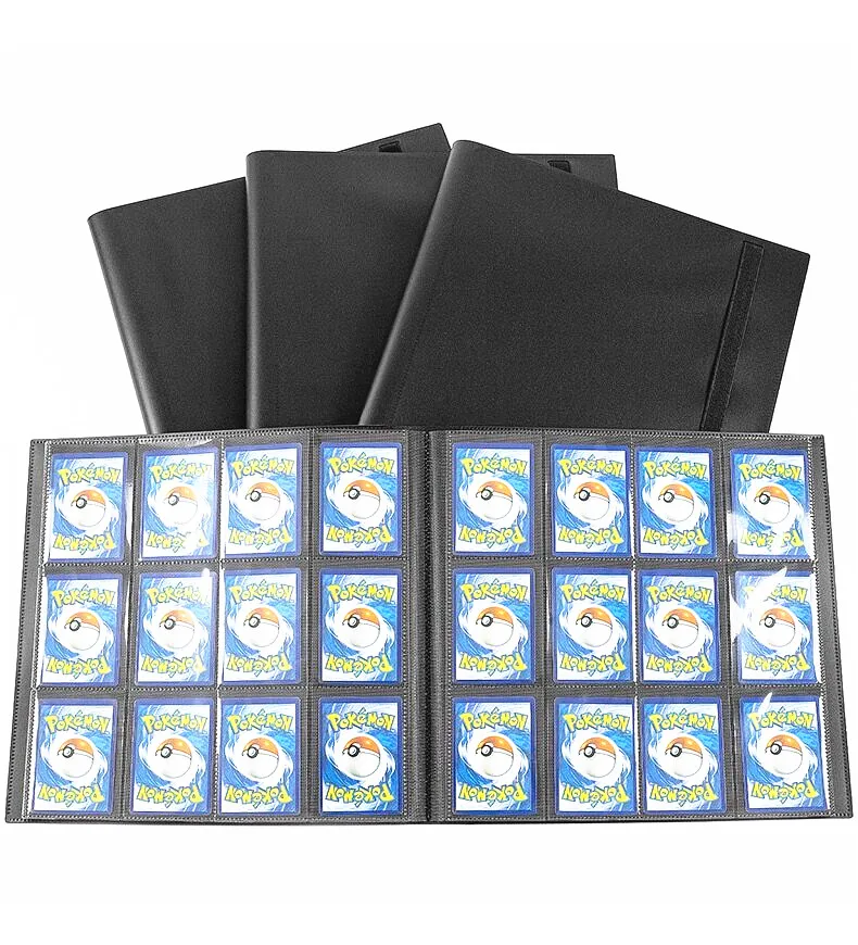 Customized PP Board Game Card Binder 12 pocket for 480 cards Card Binder Album