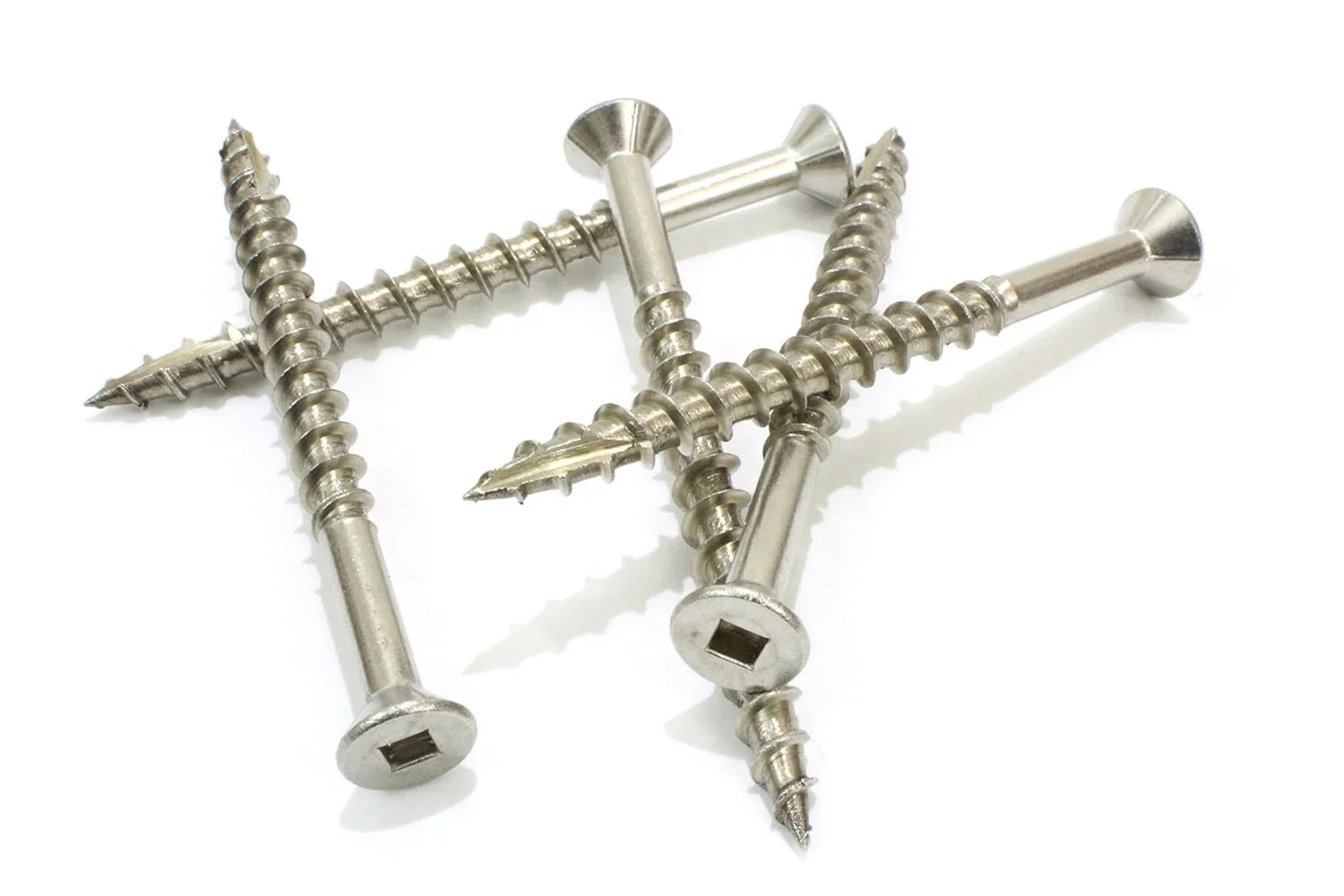 Stainless Needle  Cutting Point Screws  Square Drive Bugle