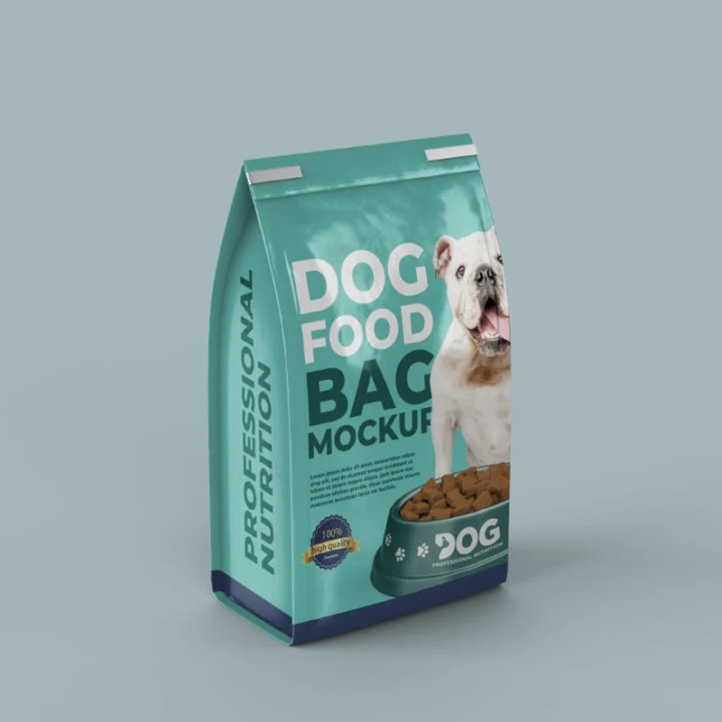 Direct Factory Big Size 1kg 2kg 5kg 10kg Plastic Matt Aluminum Stong Dural Packaging Flat Bottom Ziplock Pet Dog Food Bags