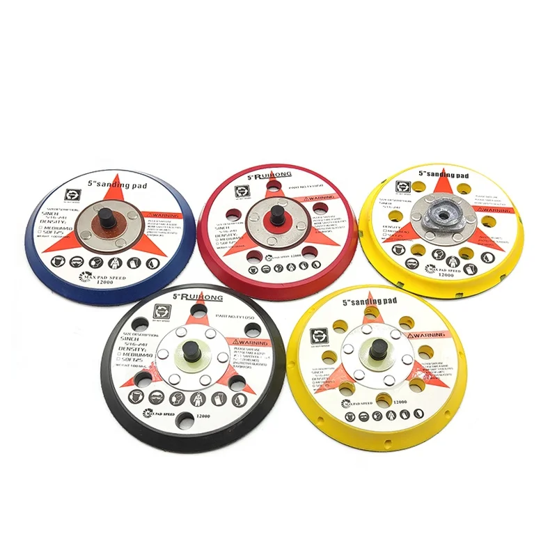 1 inch 2 inch 3 inch 4 inch 5 inch 6 inch dry mill polishing pad pneumatic 5 inch 6 holes 8 holes 5 hole polishing disc PU