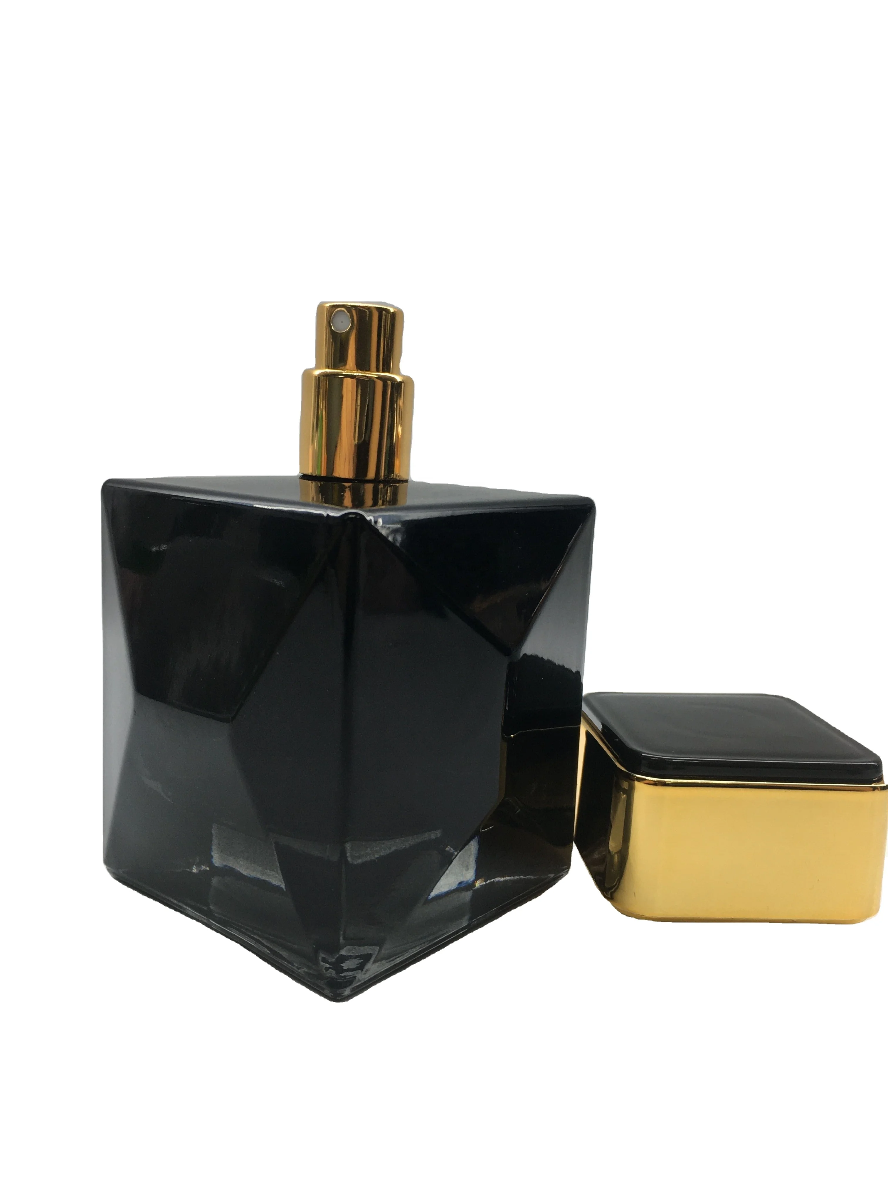 2022 new design High Quality Luxury Design 100ml Glass Empty Refillable Spray Manufacture Beautiful Perfume Bottle
