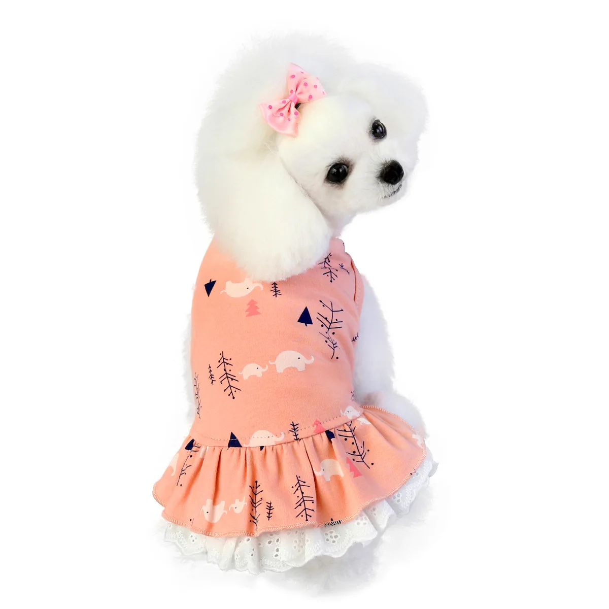 Spring summer dog elephant skirt clothes pet supplies little elephant dress