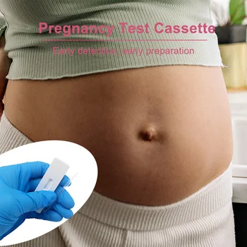 Baby Check Hcg Pregnancy Test Cassette Medical Sensitive Pregnancy Test Devices One Step Pregnancy Test Cassette