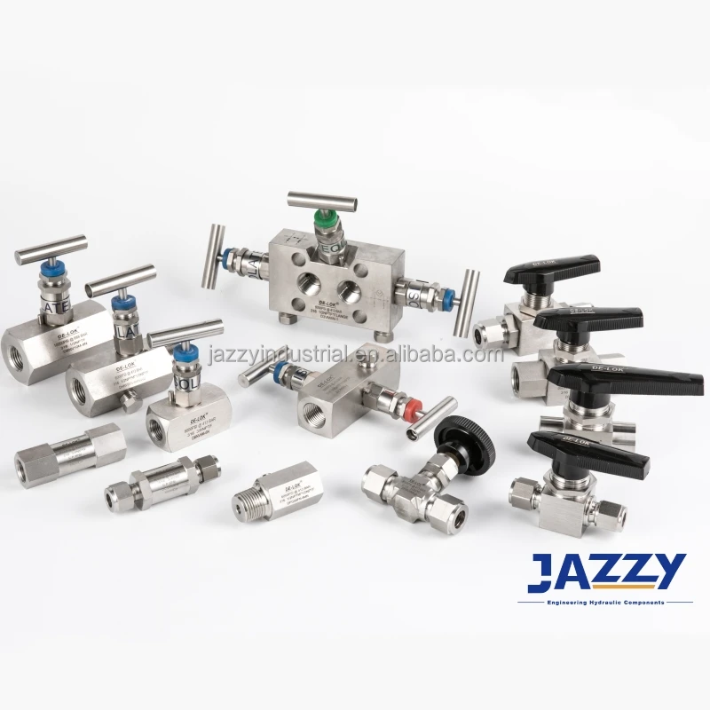 JAZZY DOCV3M Series One-Piece Check Valves Instrument Valves Swagelok Needle  Stainless Steel /Ball Valves