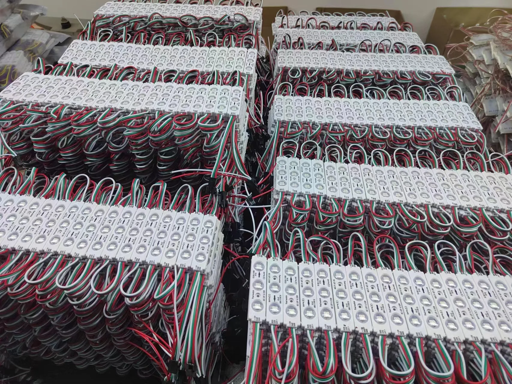 WS2811 RGBIC 12V Led Module 2811 Addressable Waterproof Digital Magic Color Signage IP67 1.5W IC Smart Pixels RGB Led Module