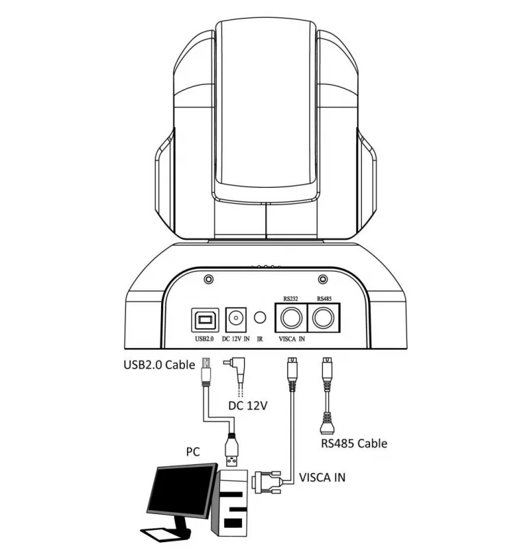 Online Audio Video Classroom Camera Professional Video Small Camera Office Equipment Camera Dome Ptz
