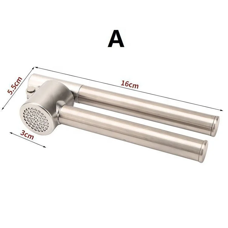 Amazon hot selling Kitchen Stainless Steel Mash the garlic Hand garlic cutter  Kitchen Gadgets