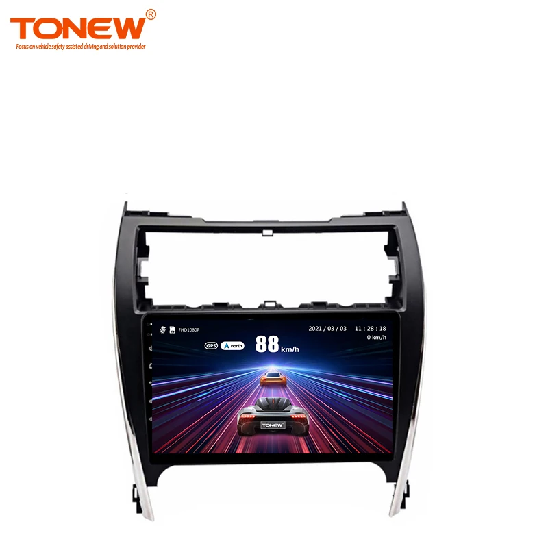 TONEW Car Android Stereo System DVR  Dual Camera Android 10.0 GPS For Toyota Camry 50 2012  Car DVD  Car Android Stereo System