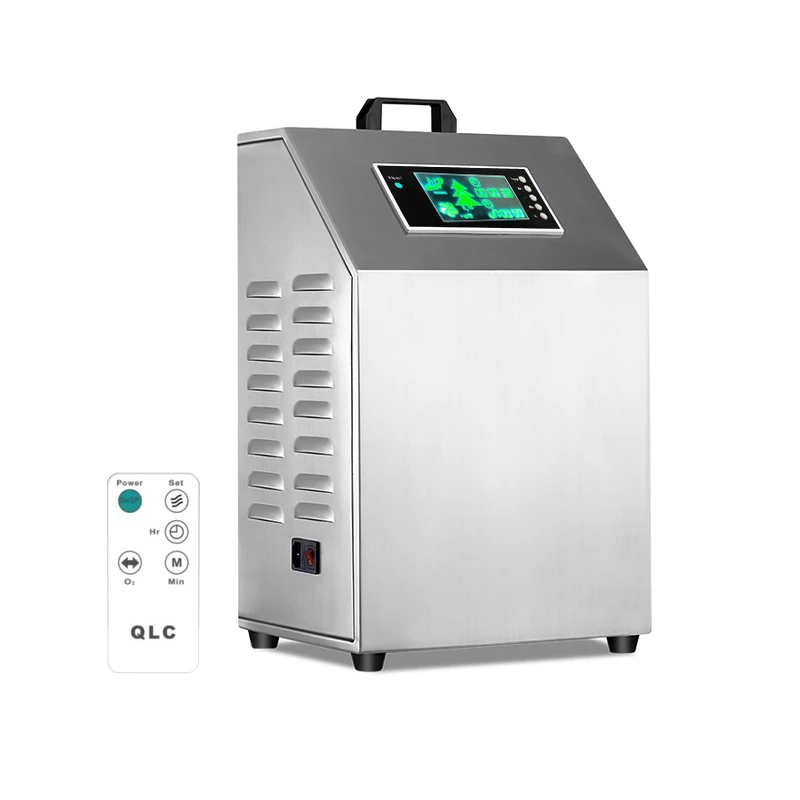 Qlozone LCD panel 10g/h quartz ozone machine wholesale smart control ozone generator for food
