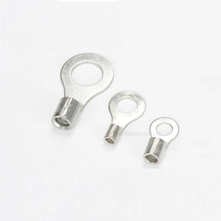 Factory direct supply Non-Insulated crimp copper ring terminals,RNB terminal ring