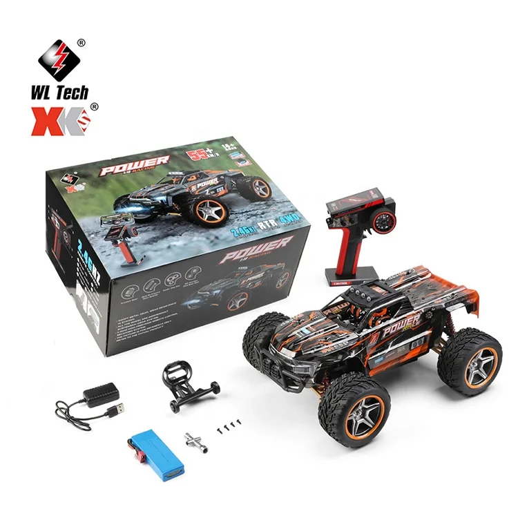Новый стиль WLtoys 104018 пульт дистанционного управления 1/10 Бесщеточный 2 4 г 55 км/ч 4WD большой сплав Электрический внедорожный гусеничный грузовик