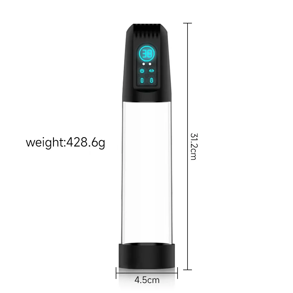 Water Bath Penis Pump Penis Enlargement Pumps Sex Toys For Men Vacuum Masturbator Automatic Rechargeable Penis Extender Trainer
