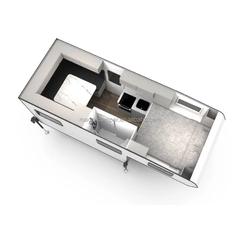 4*4 Expedition Pickup Truck Camper CE Certified Slide On Truck Bed Pickup 4x4 off road truck camper sale