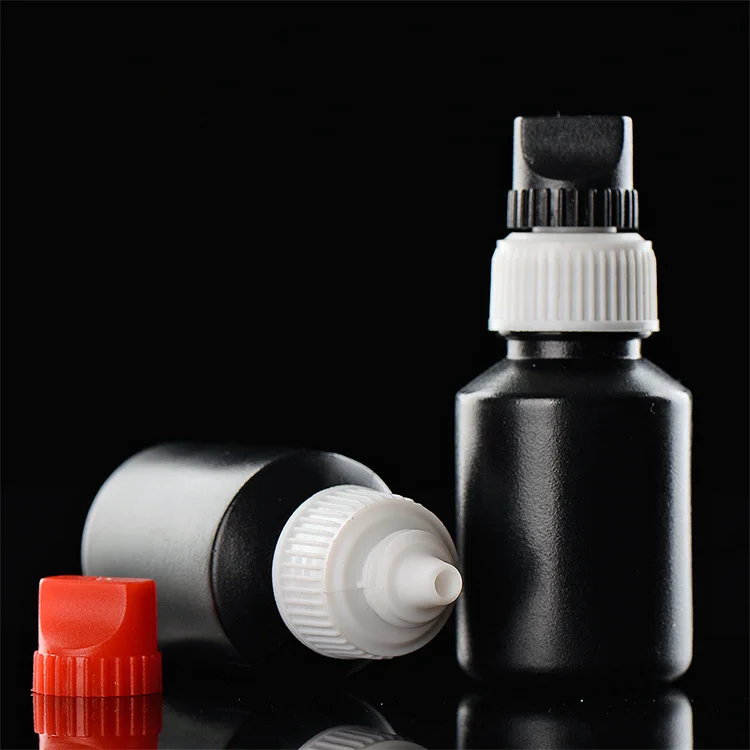 Squeezable Plastic Dropper Bottles Chemical 10ml 15ml 20ml 30ml Transparent Plastic Refillable Eye Dropper Bottles