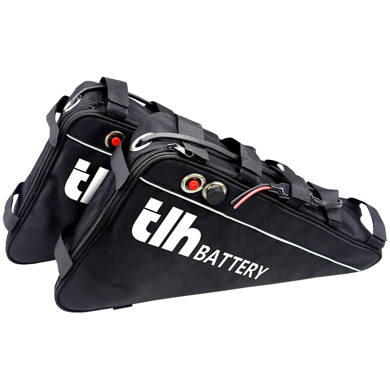 48V/ 52V 17.5ah 20Ah Triangle E-Bike Battery with Charger Removable Waterproof Lithium Batteries for 1500W Electric Bike