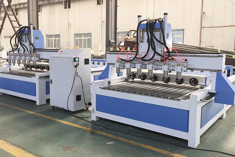 Multi Heads Six Spindle CNC Router Wood Router Machine 2030 Big Size for Sign making industry 3d Carving Machine