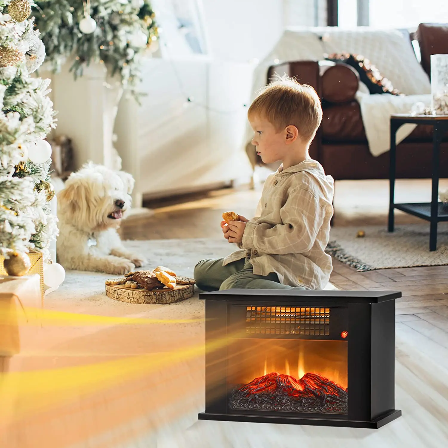 hot selling Elegant Infrared Decor Flame Indoor 1000W Artificial Electric Fireplace with Legs