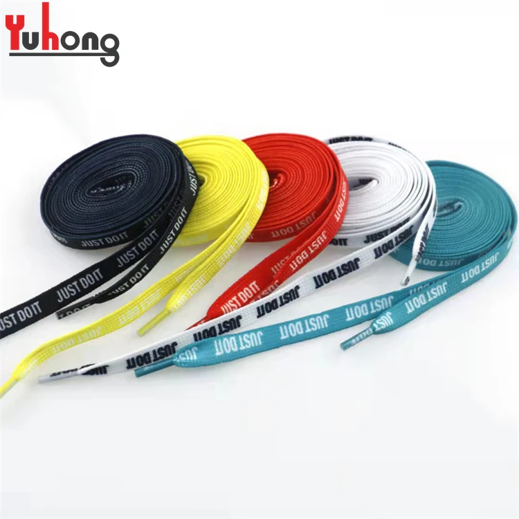 custom print logo shoelaces  printed shoelaces with shoelace charms custom logo shoe laces
