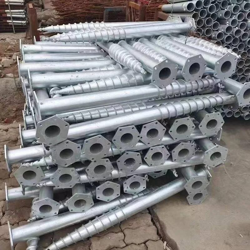 pile drivers Made in China Ground Screw Pile & Spiral Ground Pile For Solar Energy System