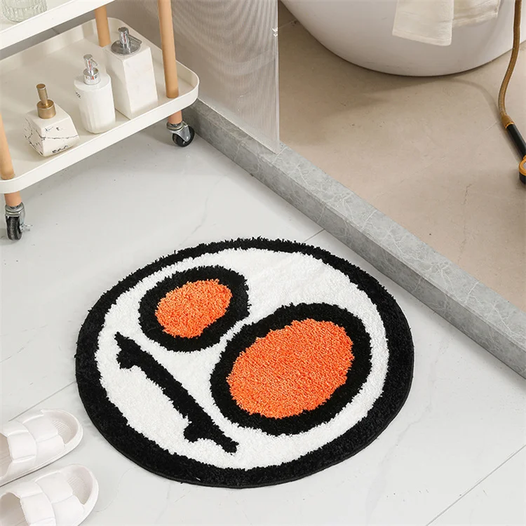 Halloween Holiday Mat Household Door Carpet Bathroom Absorbent Floor Mat Non-slip Door Tufted Halloween Rug