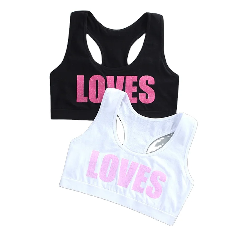 Girls Underwear Kids Young Teenage Letter Training Bra 15 orders Girl Underwear Kid Young