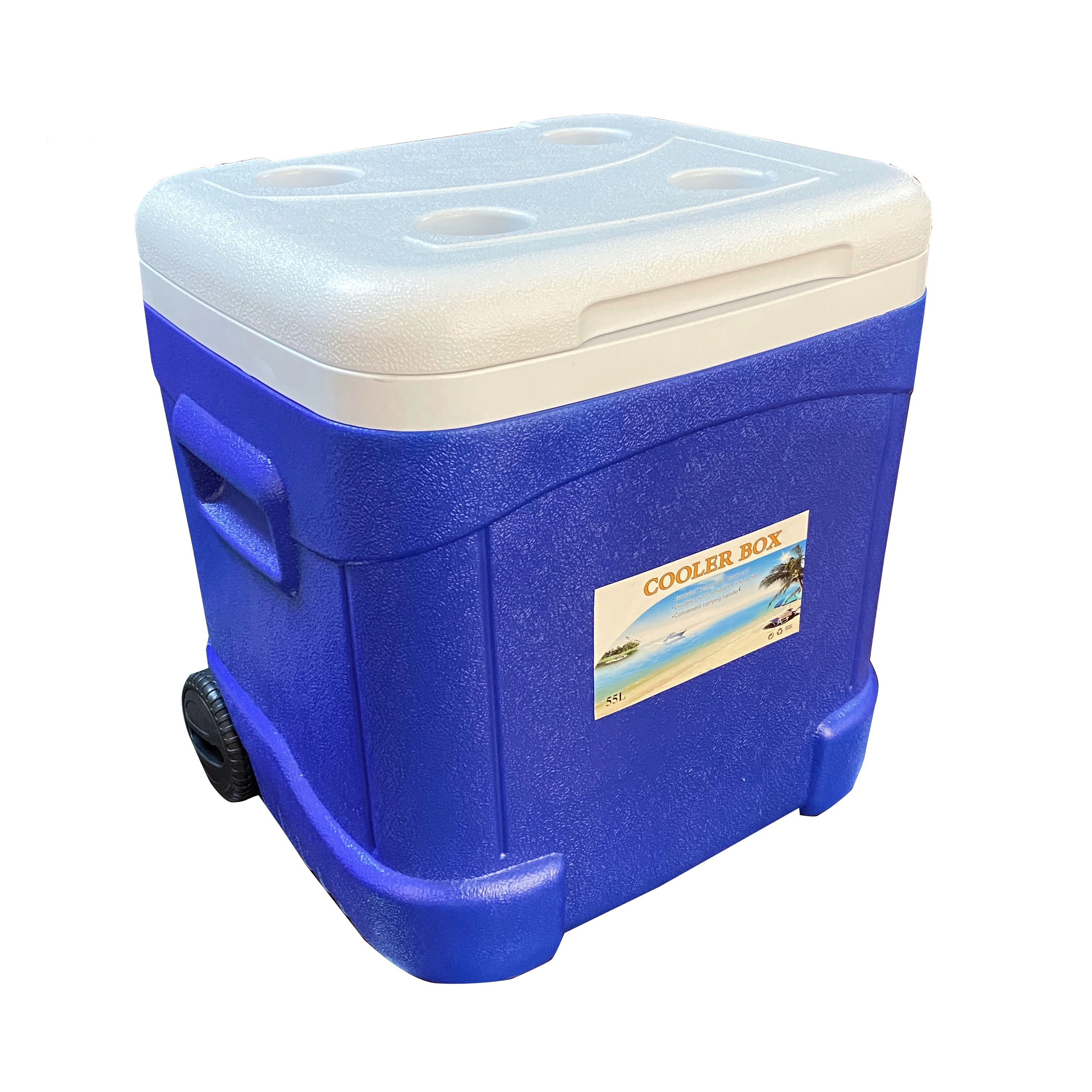 JL-B-055L  Promotional product high quality plastic cooler box   outdoor cooler box