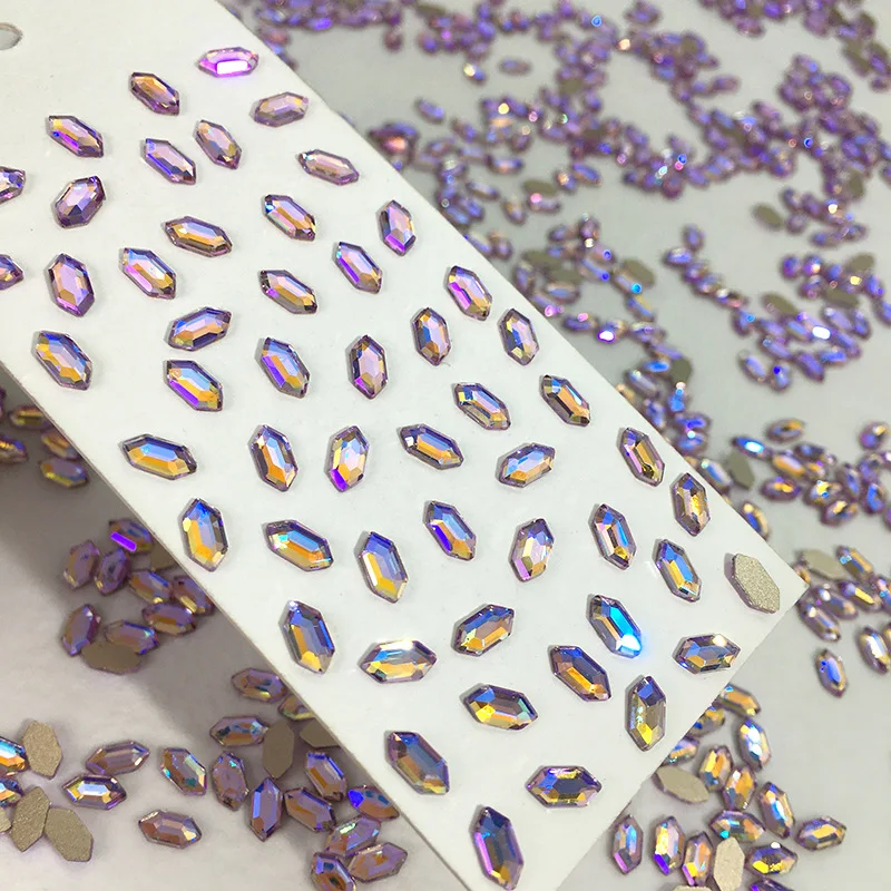 Aurora Violet crystal diamond stone decorations nail rhinestones