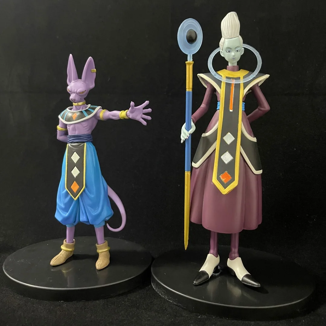10-17 см аниме дракон DBZ персонаж Whis и Beerus модель с основой пластиковые поделки для украшения