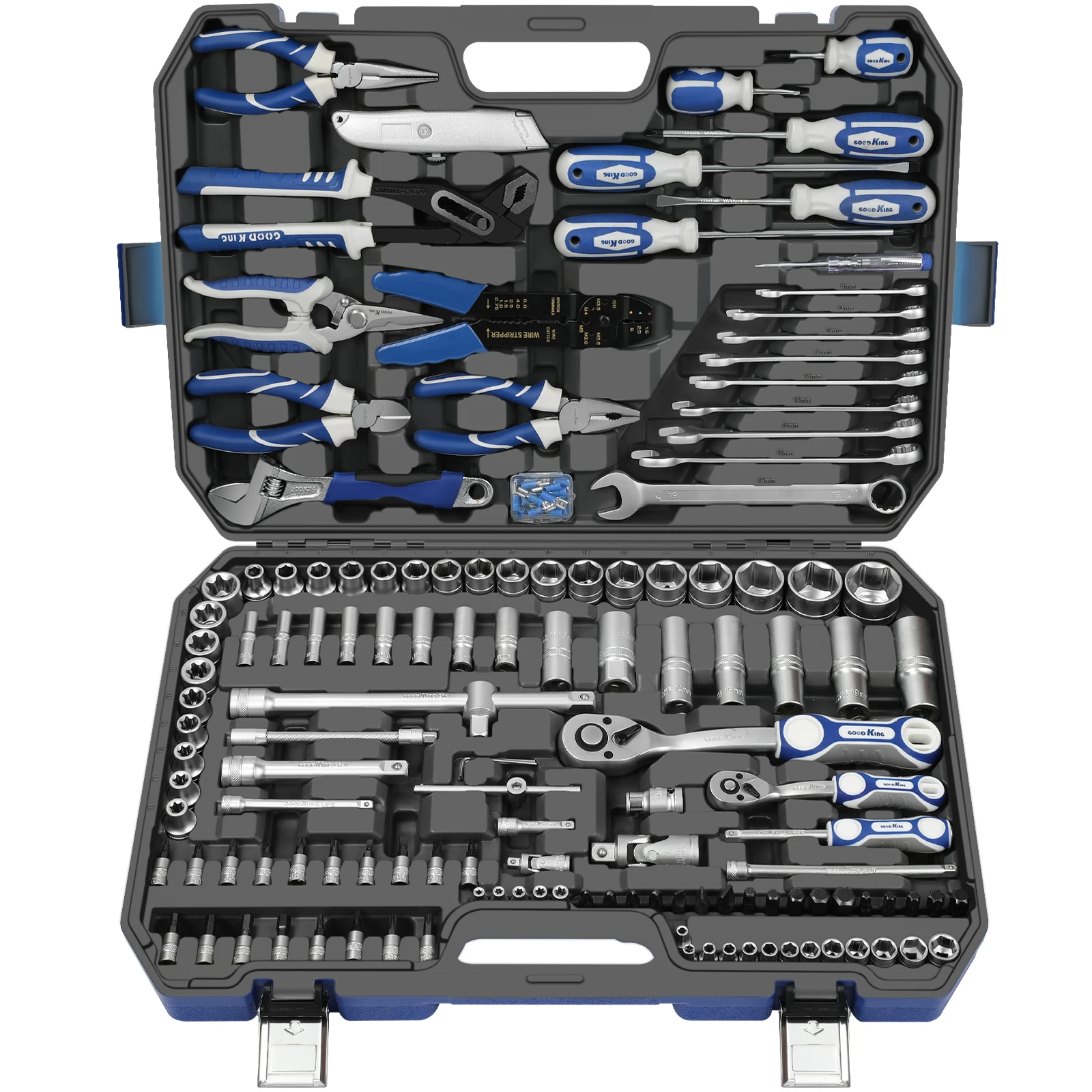 Top quality China professional tool case household 161pcs General Home Improvement Household Tool Set
