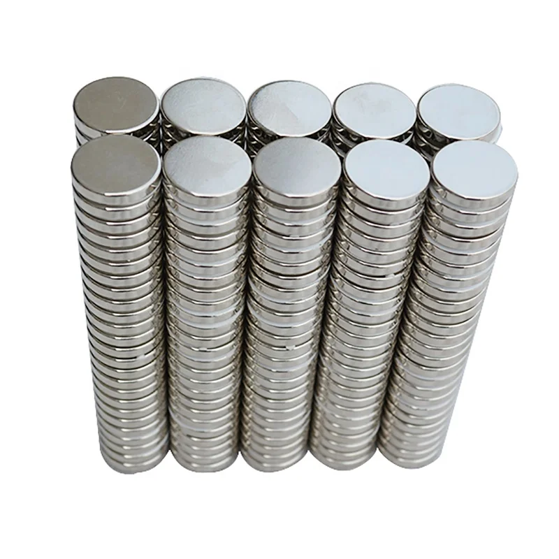 Certified ROHS Strong N35/N52 Neodymium Disc Magnet Mini Button Fridge Magnet Round