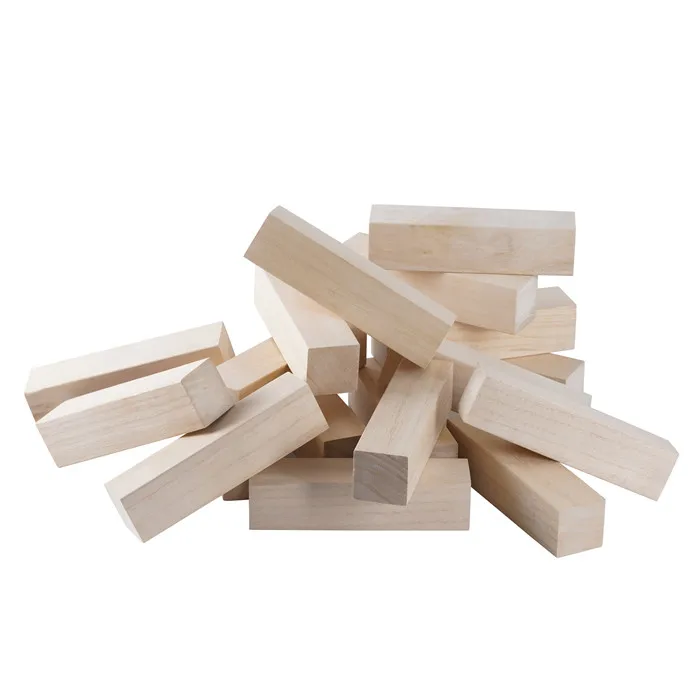 Customized 54PCS Giant Outdoor Tumbling Tower Game Set Customized Wooden Blocks Stacking Yard Game for Kids Adults